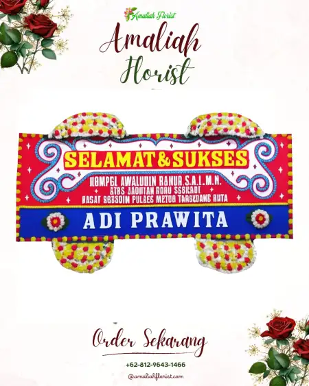 Papan Bunga Ucapan Selamat Dadaprejo